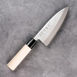 Dao làm cá nắm gỗ Tsubaro Nikken Nhật Bản 16cm_3