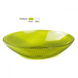 Đĩa tròn sâu lòng Auroma màu xanh rêu_2