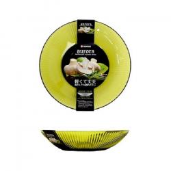 Đĩa tròn sâu lòng Auroma màu xanh rêu_8