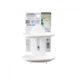 Giá đựng xà bông 2 tầng Ag+ Jabu - Màu trắng_2