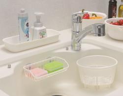 Giá đựng xà bông đôi có núm hít chân không (Màu trắng)_6