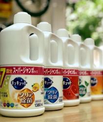 Nước rửa chén bát Kao Kyukyuto 1380ml - Hương nho_13