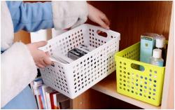 Rổ đựng đồ đa dụng Inomata size M - White_11