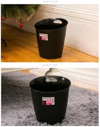 Thùng rác văn phòng tròn Nakaya 5.5L_6