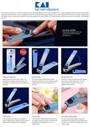 Bấm móng tay cao cấp Kai Nail Clipper size M - Xanh_2