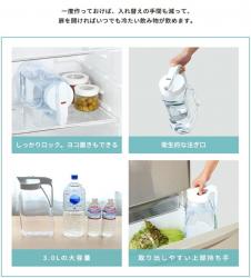 Bình nước nắp khóa Asvel Drink Vio 3.1L_10