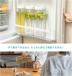 Bình nước nắp khóa xoáy vặn Asvel Drink Vio 2.2L_9