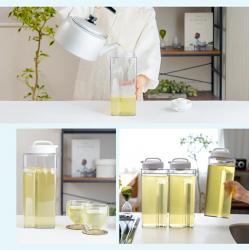 Bình nước nắp khóa xoáy vặn Asvel Drink Vio 2.2L_16