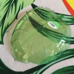 Đĩa nhựa pha lê hình chiếc lá Yamada Monstera_7