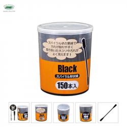 Hộp 150 tăm bông than hoạt tính kháng khuẩn đầu xoắn Ima Krasimo_6