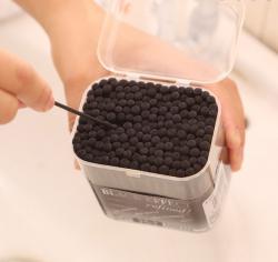 Hộp 180 chiếc tăm bông tai than hoạt tính_3