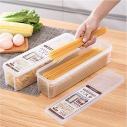 Hộp bảo quản đũa thìa, mỳ ống Sanada 1.3L_4