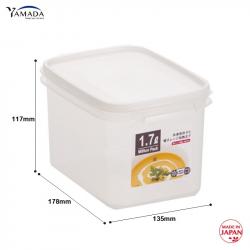 Hộp đựng thực phẩm Million Pack Kakudoku II 1.7L - Trắng_2