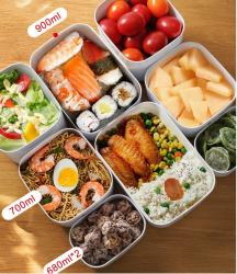 Hộp đựng thực phẩm Million Pack Kakudoku II 1.7L - Xanh_4