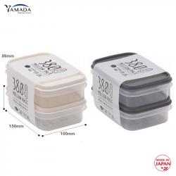 Set 02 hộp thực phẩm nắp mềm Million Pack 380ml_10