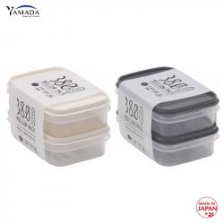 Set 02 hộp thực phẩm nắp mềm Million Pack 380ml_A