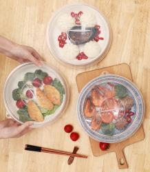 Nắp úp lò vi sóng Inomata Ø23cm_7