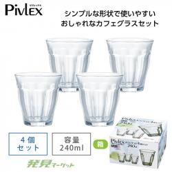 Bộ 04 cốc thủy tinh cao cấp Pivlex 240ml_2