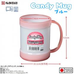 Cốc uống nước Nakaya Candy Mug 300ml - Pink_4