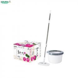 Bộ chổi lau nhà lốc xoáy 360 độ Azuma Nhật Bản - Trắng_A