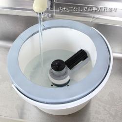 Bộ chổi lau nhà lốc xoáy 360 độ Azuma Nhật Bản - Trắng_7