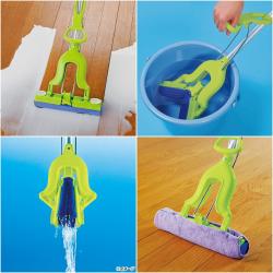 Cây lau nhà thông minh Azuma Nhật Bản (màu xanh lá)_2