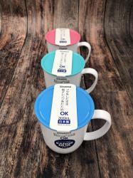 Cốc nhựa Nakaya có nắp 300ml - Màu hồng_4