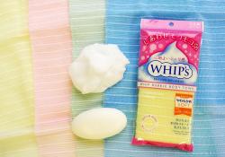 Khăn tắm tạo bọt Whip's (loại ít bọt) - Hồng_2