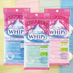 Khăn tắm tạo bọt Whip's (loại ít bọt) - Xanh dương_4