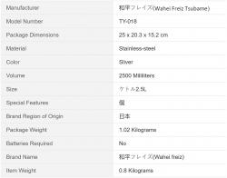Ấm đun nước bếp từ cao cấp Freiz Takumiya 2.5L (tay cầm bằng nhựa Phenolic)_9