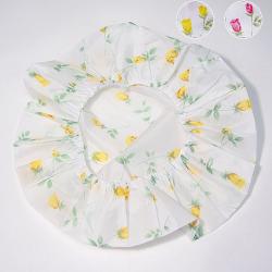 Mũ tắm bảo vệ tóc họa tiết hoa Seiwa_2