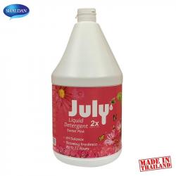 Nước giặt xả July 2X Sweet Pink - 3500ml Hồng_A