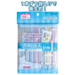 Set 100 ống hút Flexible Straw Ø5mmx190mm_2