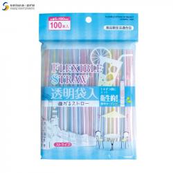 Set 100 ống hút Flexible Straw Ø5mmx190mm_1
