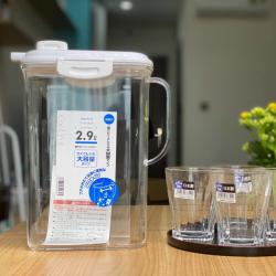 Bình nước Pearl Life có khóa vòi thông minh 2,9 lít_4