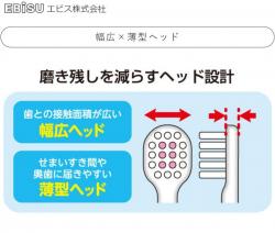 Bàn chải đánh răng trẻ em Ebisu Fujiko-Pro cho bé từ 6 tuổi_4