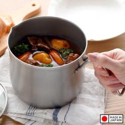 Bộ nồi inox đa năng dùng cho bếp từ Ernest Ippinbutsuso Ø14cm_3