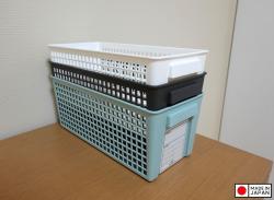 Giỏ đựng đồ đa năng Inomata Slim size S - Màu xanh_12