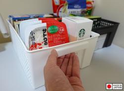 Giỏ đựng đồ đa năng Inomata Slim size L - Màu đen_9