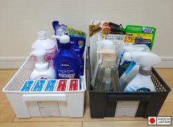 Giỏ đựng đồ đa năng Inomata Slim size L - Màu đen_10