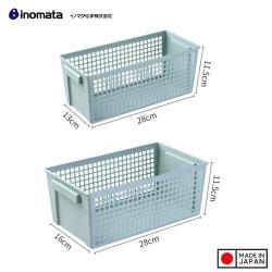 Giỏ đựng đồ đa năng Inomata Slim size M - Màu đen_12