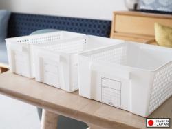 Giỏ đựng đồ đa năng Inomata Slim size M - Màu trắng_4