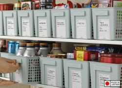 Giỏ đựng đồ đa năng Inomata Slim size M - Màu xanh_5