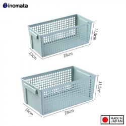 Giỏ đựng đồ đa năng Inomata Slim size S - Màu trắng_15