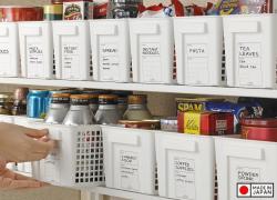 Giỏ đựng đồ đa năng Inomata Slim size S - Màu trắng_4