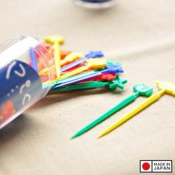 Hộp 20 tăm xiên trái cây hình cá biển Pick_6