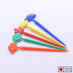 Hộp 20 tăm xiên trái cây hình cá biển Pick_8