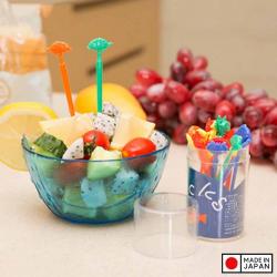 Hộp 20 tăm xiên trái cây hình cá biển Pick_3