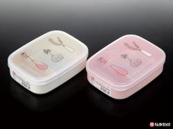 Hộp Cơm 02 ngăn Nakaya Bento Flower 650ml_4