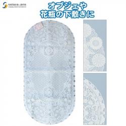 Khăn trải bàn PVC hình oval 40x83cm_2